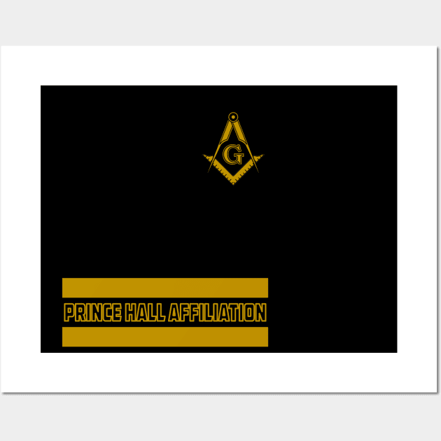 Prince Hall Masonic Apparel Wall Art by The Greek Mall